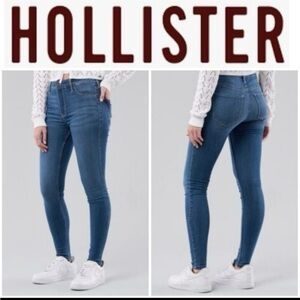 Hollister Women's Classic Blue Skinny Jeans